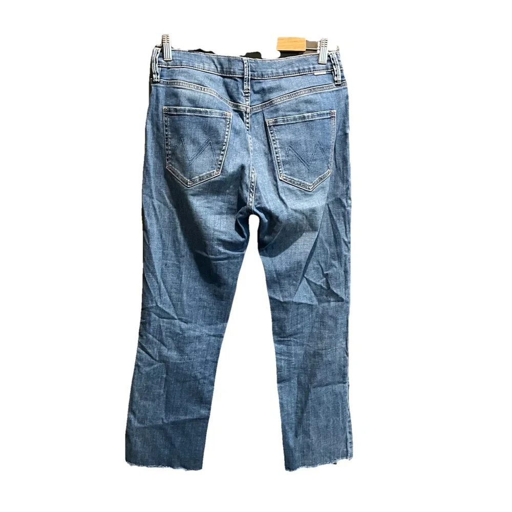 Mother The Insider Ankle Fray‎ Beyond the Sky Women's Jeans Size 30